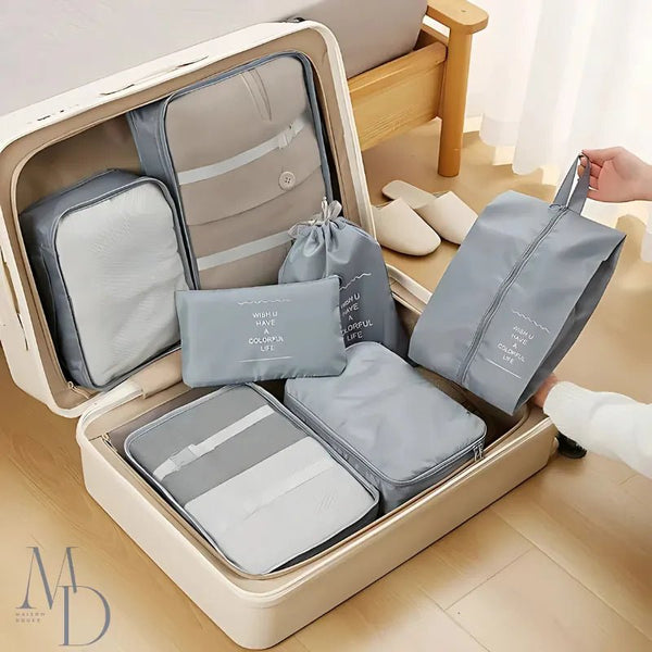 Organisateurs Valise - 7 Pochettes - Maison Douce