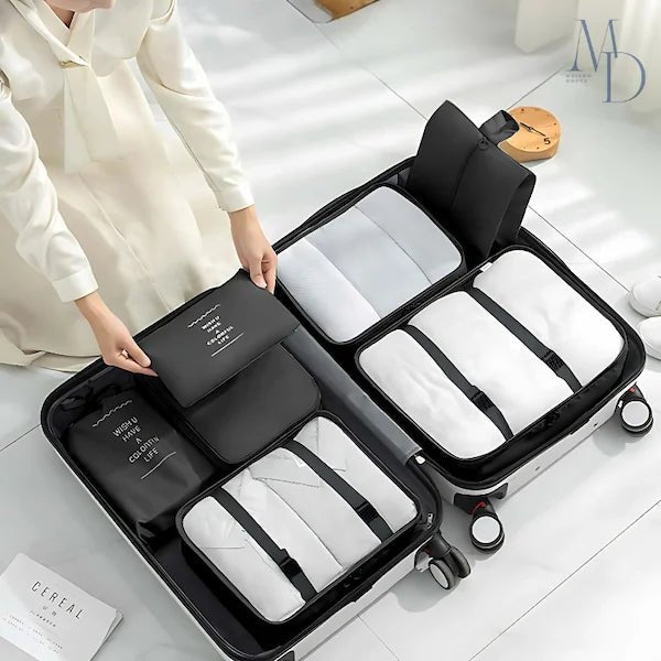 Organisateurs Valise - 7 Pochettes - Maison Douce